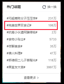 完美世界双食记上热门话题